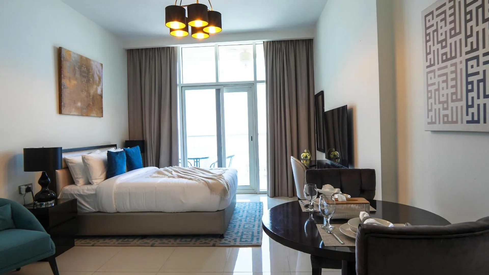 Easygo - Cozy Stu In Damac Ghalia Jvc Dubai Apartment 0*,  United Arab Emirates